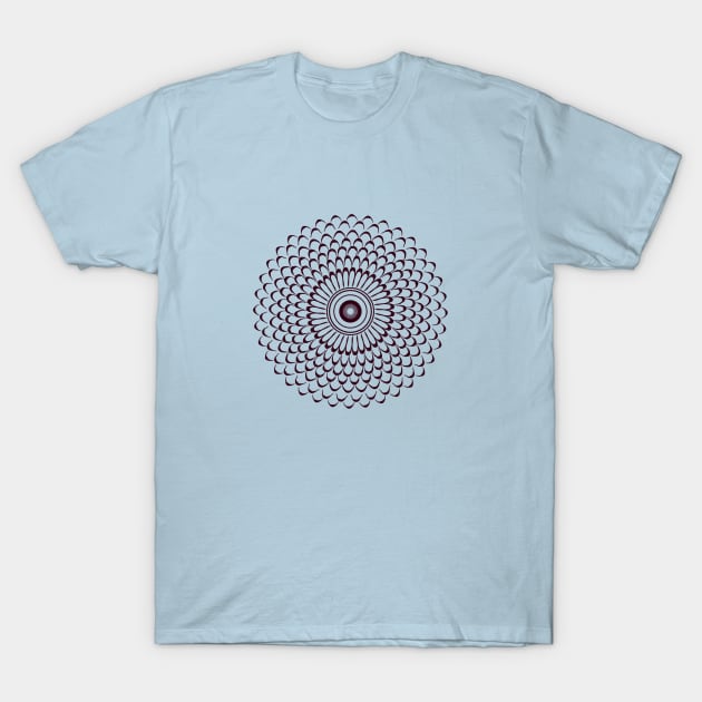 Flower Mandala T-Shirt by MiNuRa